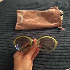 Miu miu glasses